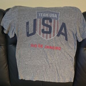 Gray Team USA T-Shirt
